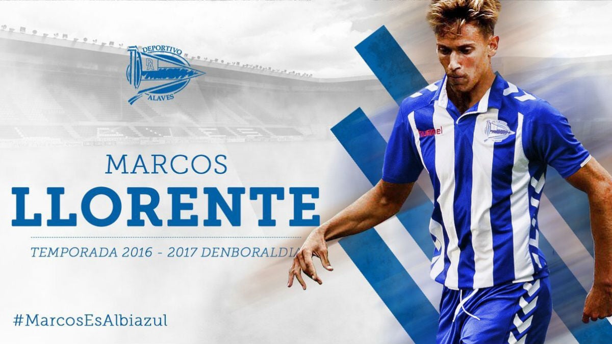 Marcos Llorente es nuevo jugador del Alavés. (Twitter)