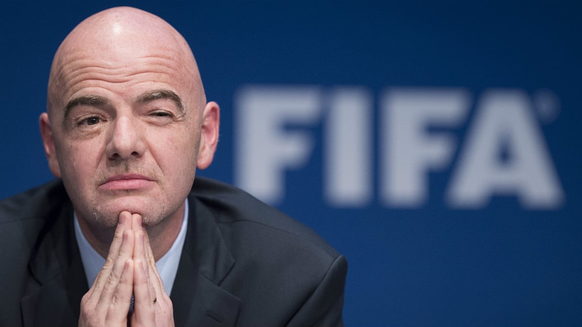 Gianni Infantino, presidente de la FIFA. (Getty)