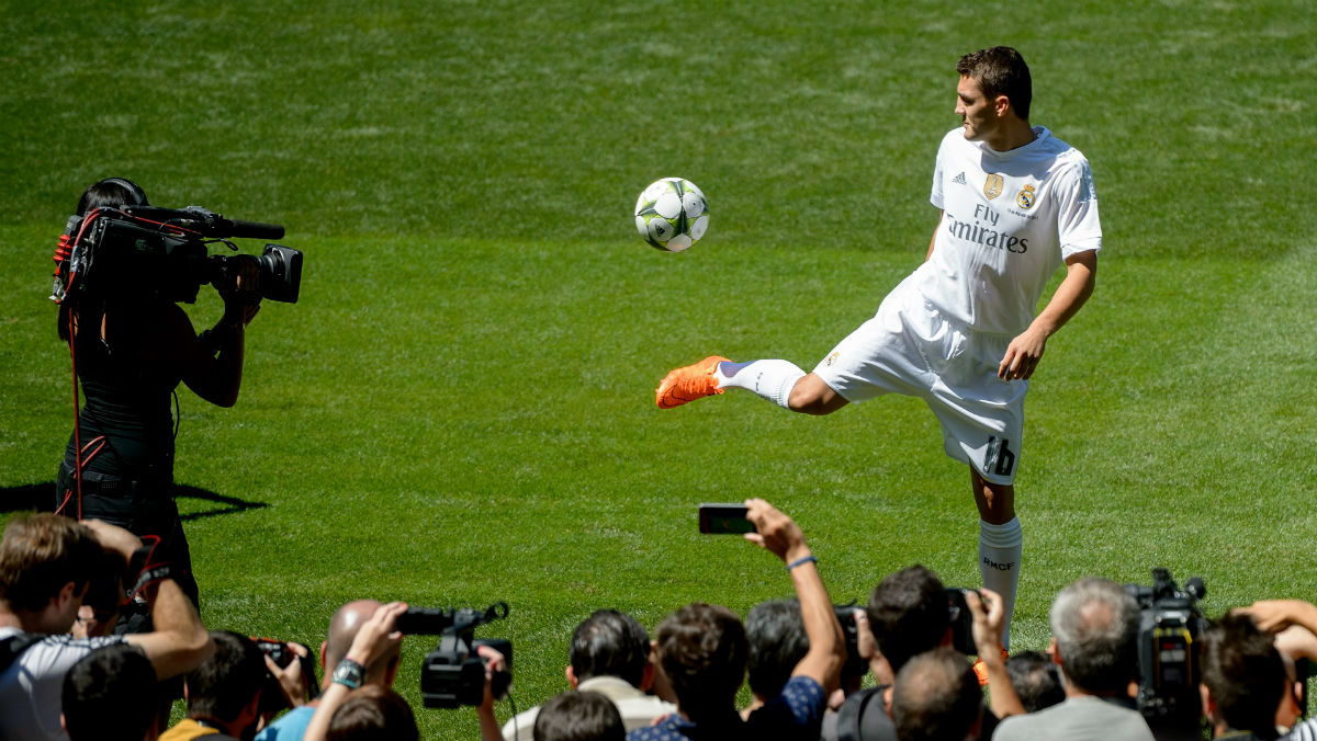 Mateo Kovacic, en su presentación con el Real Madrid. (AFP)