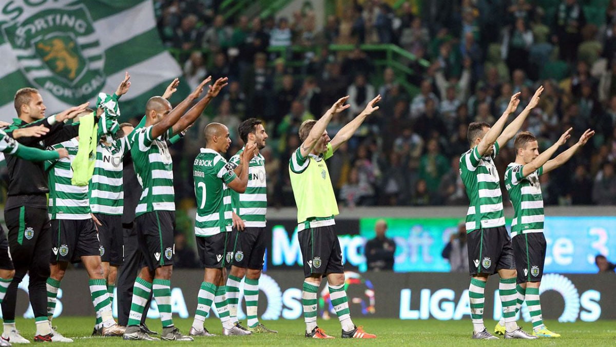 El Sporting de Lisboa celebra un triunfo. (Sporting.pt)