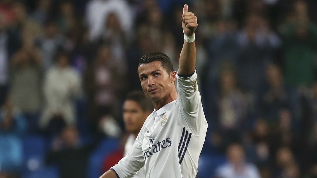 Cristiano Ronaldo, tras la victoria ante el Sporting. (Reuters)