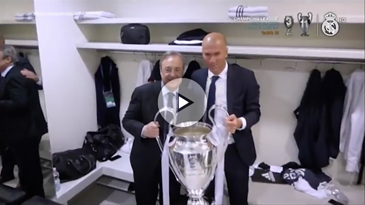 La confesión de Florentino a Zidane tras La Undécima: «Estoy sudando como si hubiera jugado»