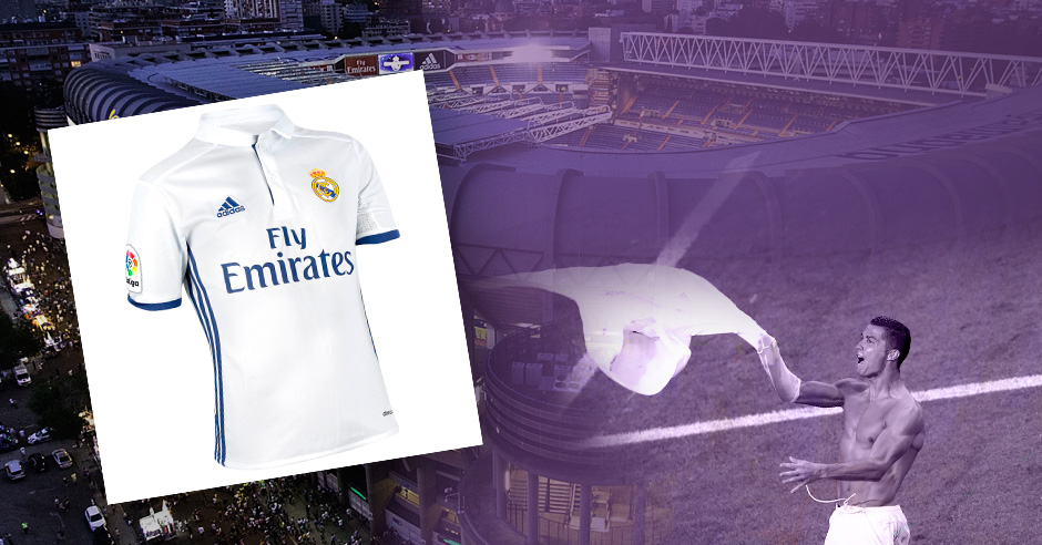 La camiseta del Real Madrid es la más cara de España