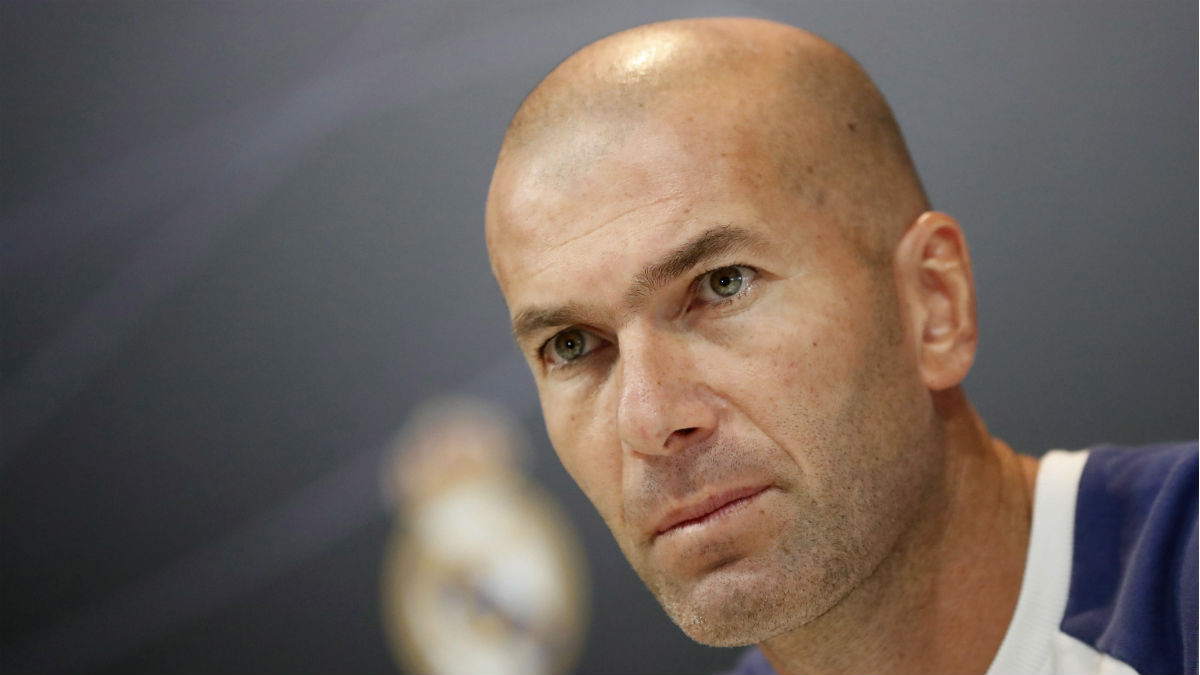 Zidane en rueda de prensa. (EFE)