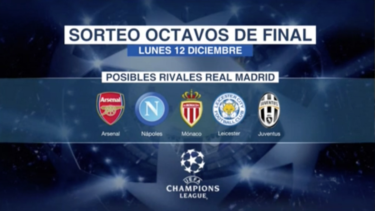 Juventus, Arsenal, Nápoles, Leicester y Mónaco, posibles rivales del Real Madrid
