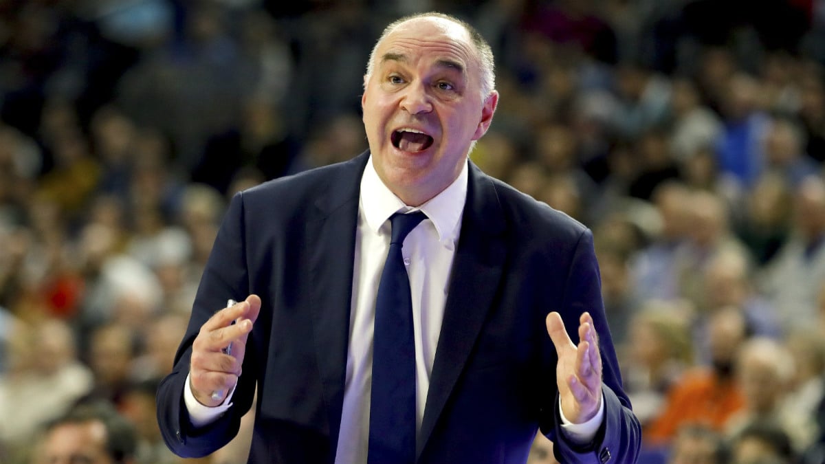 Pablo Laso no tuvo precisamente un aniversario muy tranquilo. (EFE)