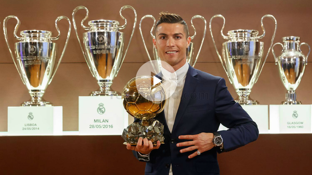 Cristiano: «No habría ganado el Balón de Oro sin el Madrid y Portugal»