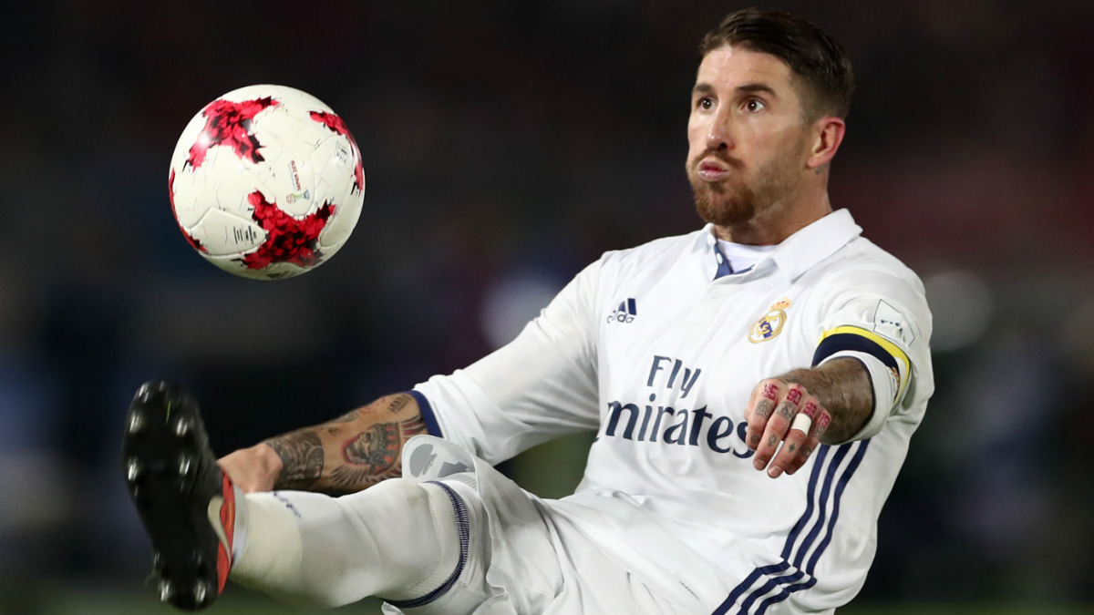 Sergio Ramos, en una acción de la final del Mundial. (AFP)