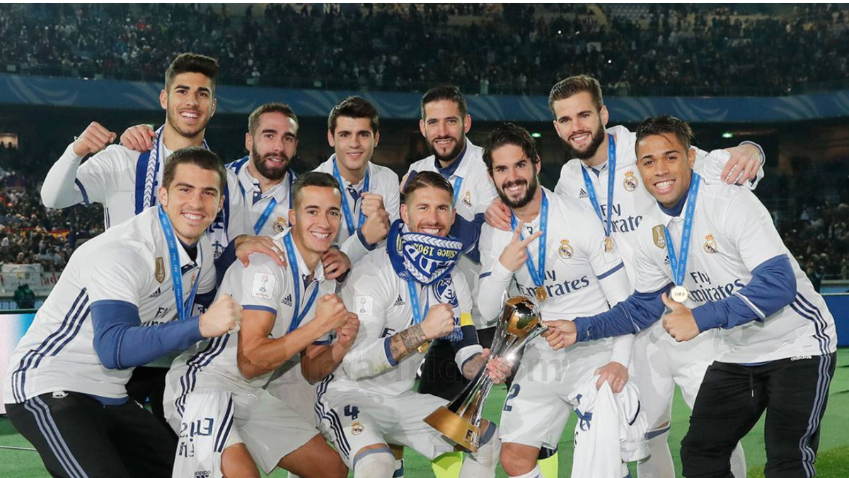 El Real Madrid celebra el Mundial de Clubes. (Realmadrid.com)