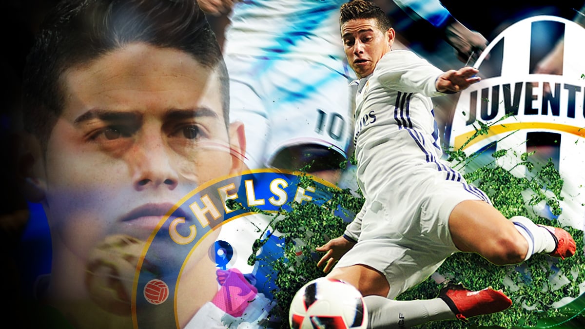 El Chelsea y la Juventus intentarán el fichaje de James Rodríguez.