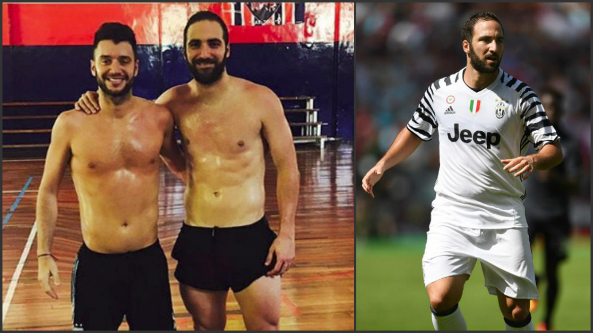 Gonzalo Higuaín habría adelgazado una gran cantidad de kilos en apenas unos meses.