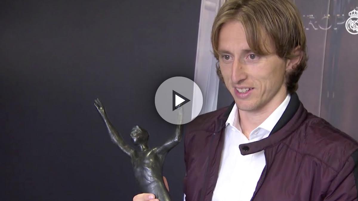 Luka Modric, elegido mejor jugador de Croacia por quinta vez. (realmadridtv)