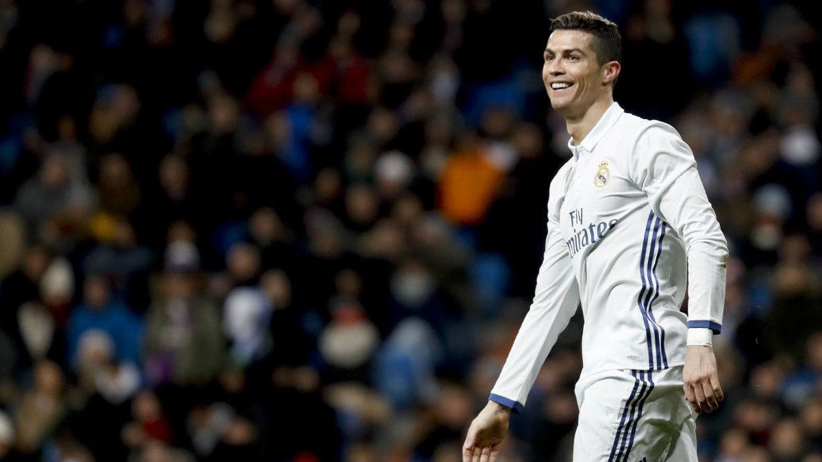 Cristiano Ronaldo, en el partido contra el Celta. (EFE)