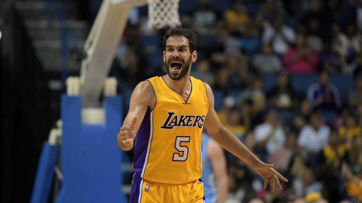 José Calderón, en un partido con los Lakers.