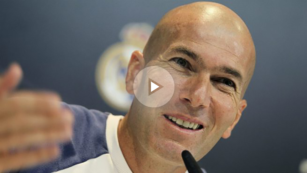 Zidane, en rueda de prensa. (EFE)
