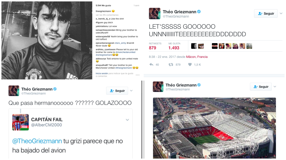 Los mensajes de Theo Griezmann