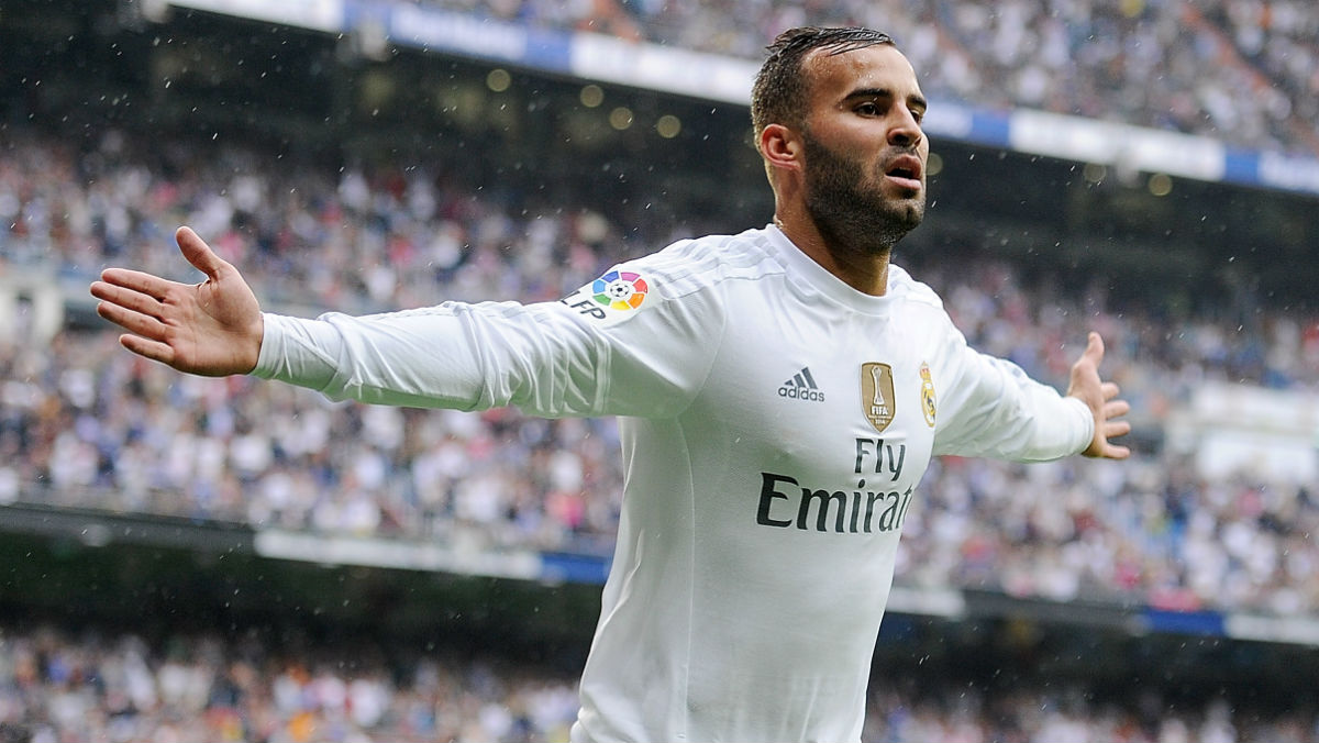 Jesé Rodríguez celebra un gol con el Real Madrid. (Getty)