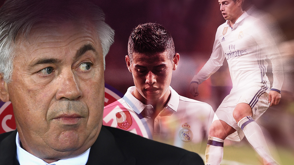 Ancelotti no se olvida de James Rodríguez