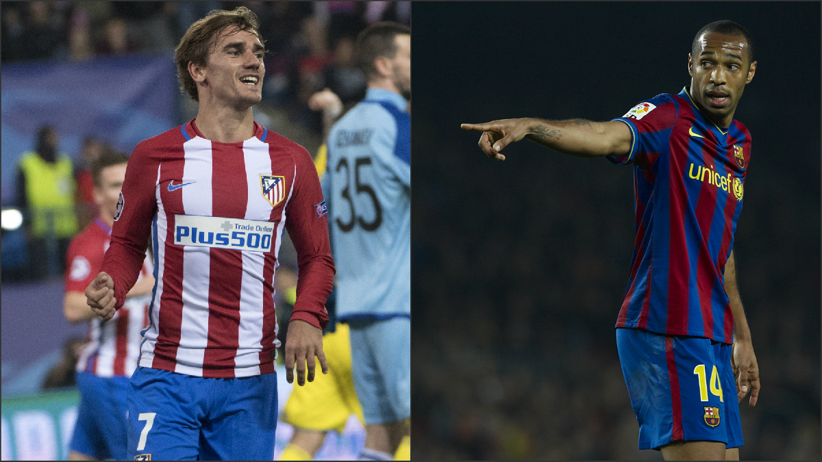 Antoine Griezmann y Thierry Henry.