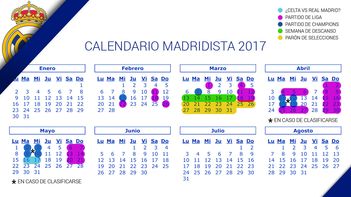 El calendario ahoga al Real Madrid