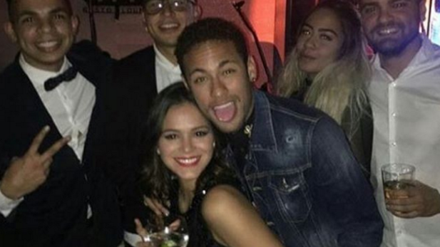 Neymar, en la fiesta de su 25 cumpleaños.