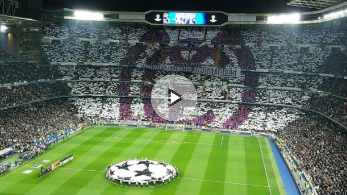Así vibró el Bernabéu con la música celestial de la Champions League