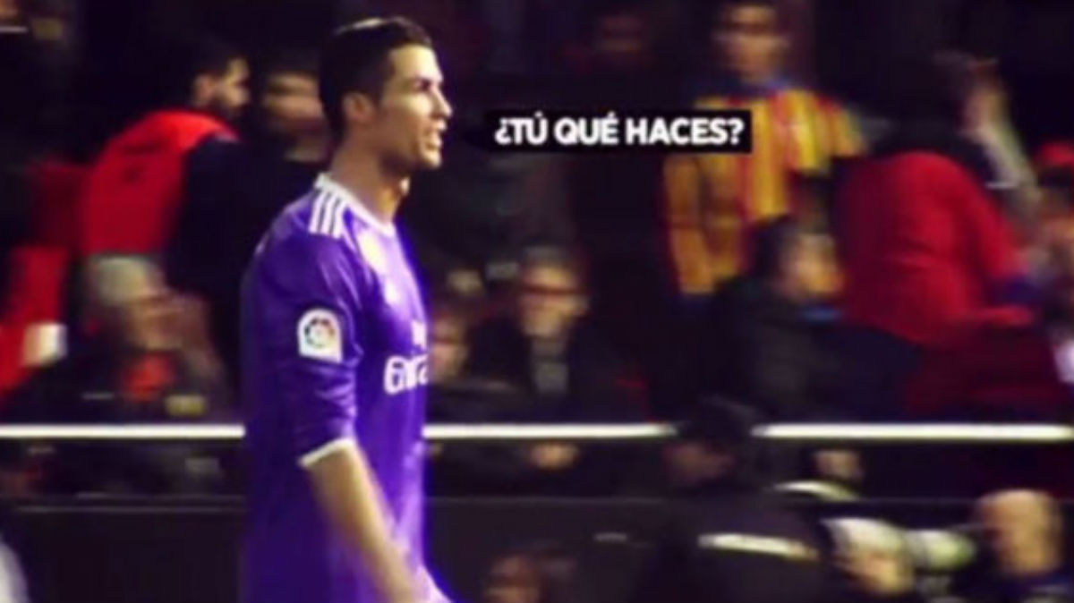 Cristiano Ronaldo tras el Valencia-Real Madrid.