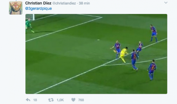 Piqué sale escaldado: Twitter le recuerda todos los robos del Barça