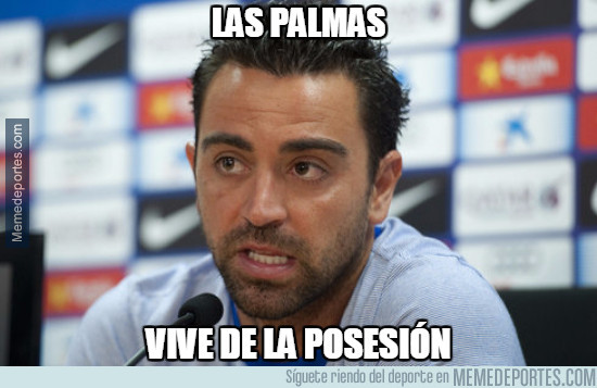 La bolsa de Fernández Borbalán protagoniza los memes del empate ante Las Palmas