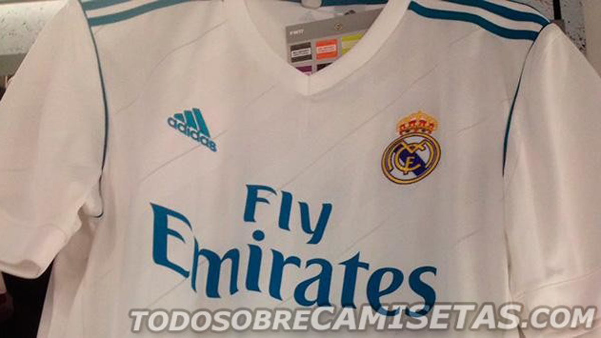 La camiseta del Real Madrid que se ha filtrado.