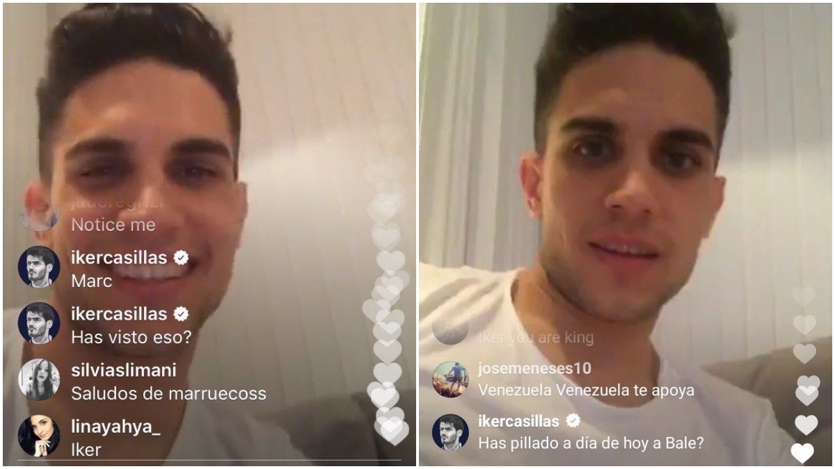 ¡¡¡No es un fake!!! Casillas trollea a Bartra y se mofa de él en pleno directo de Instagram