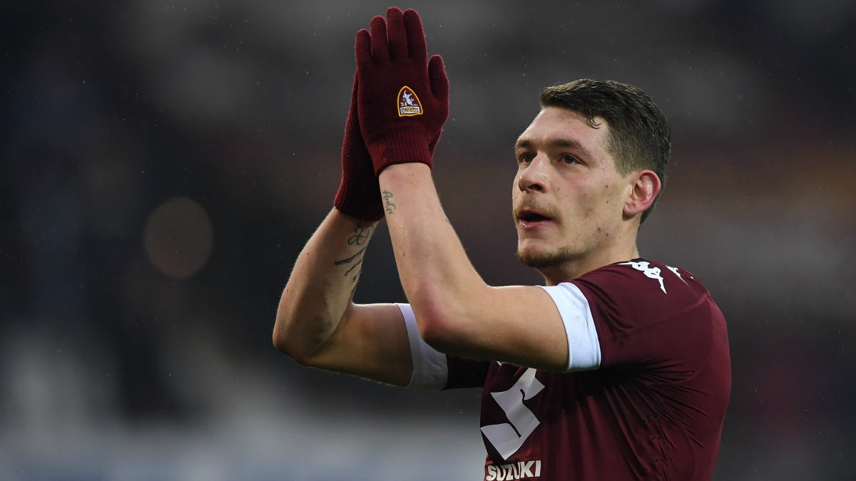 Belotti, en un partido con el Torino. (Getty)