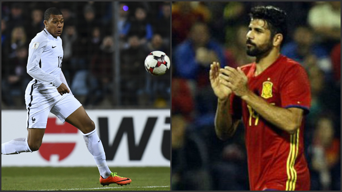 Diego Costa elogia a Mbappé.