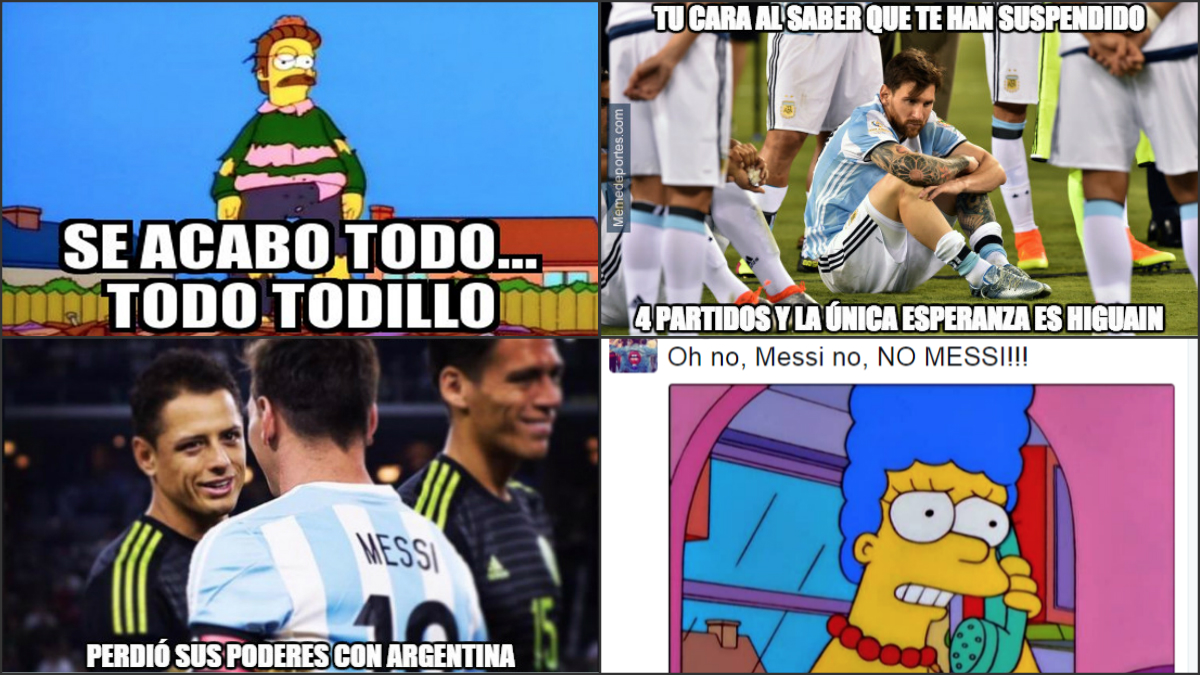Los memes se burlan de Argentina y acuden a Higuaín después de la sanción a Messi