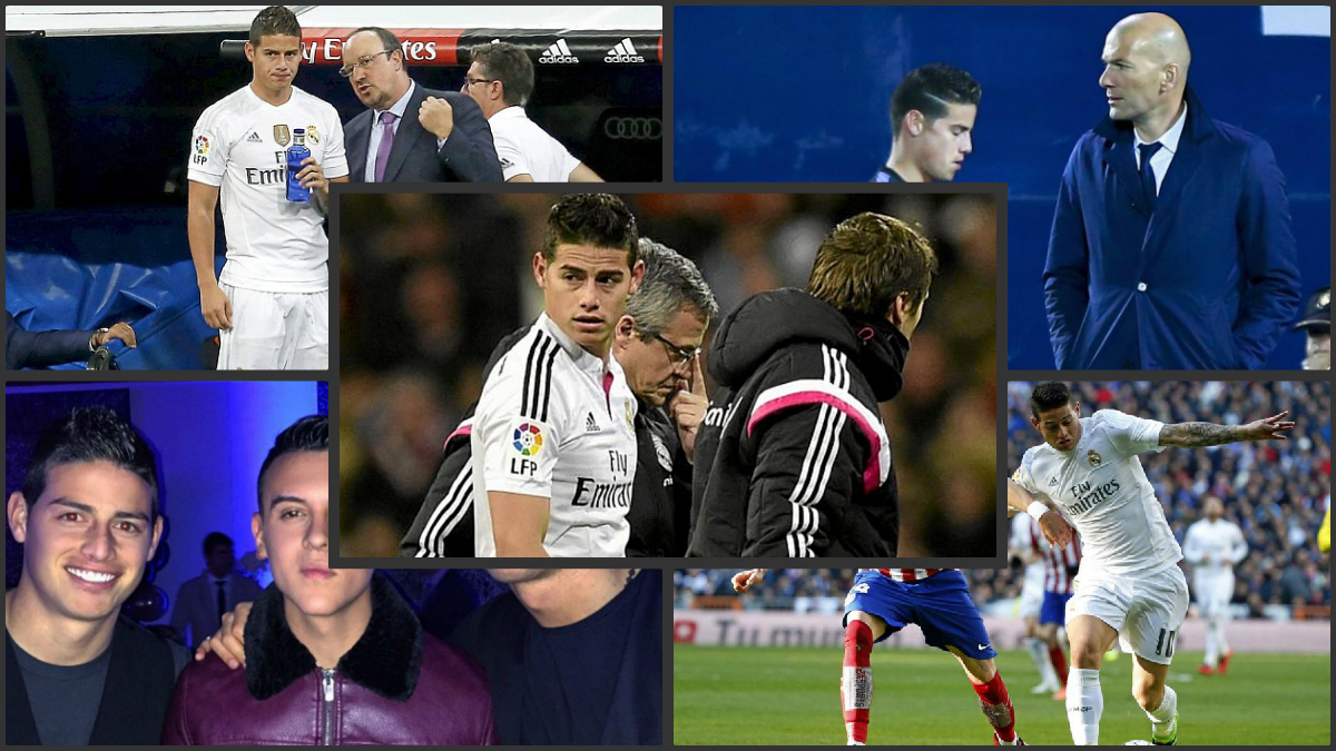 Los actos de indisciplina de James Rodríguez en el Real Madrid.