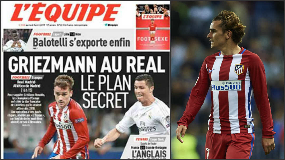 Griezmann, protagonista en la portada de L’Equipe.