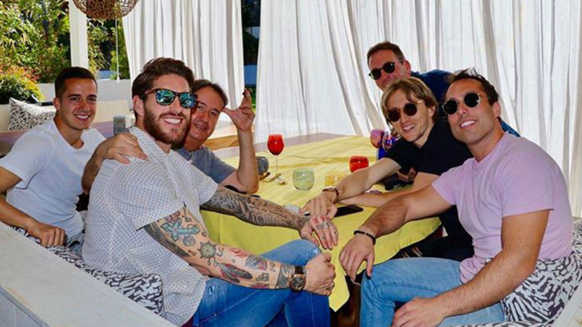 Ramos celebra ‘su’ domingo en Instagram con mensajito al Barça