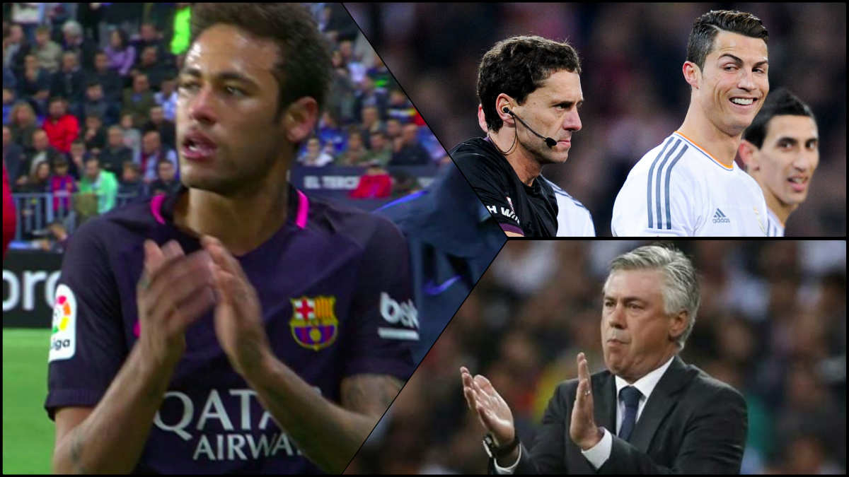 Competición castigó a Cristiano y Ancelotti por hacer lo mismo que Neymar