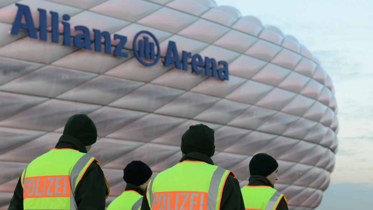 El Allianz Arena estará vigilado. (AFP)