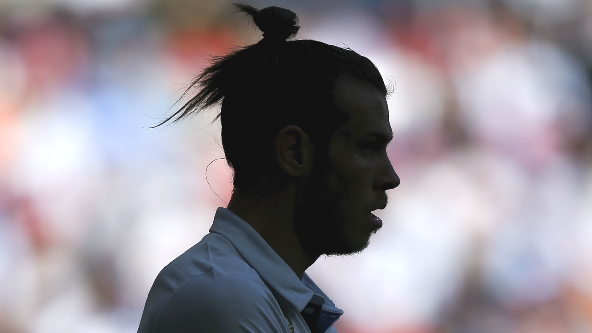 Gareth Bale, en un partido en el Bernabéu. (AFP)