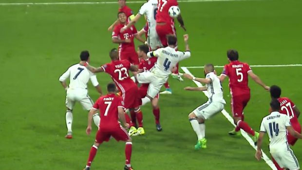 El Real Madrid puede quejarse del arbitraje: fuera de juego en el segundo gol del Bayern y dos penaltis no pitados