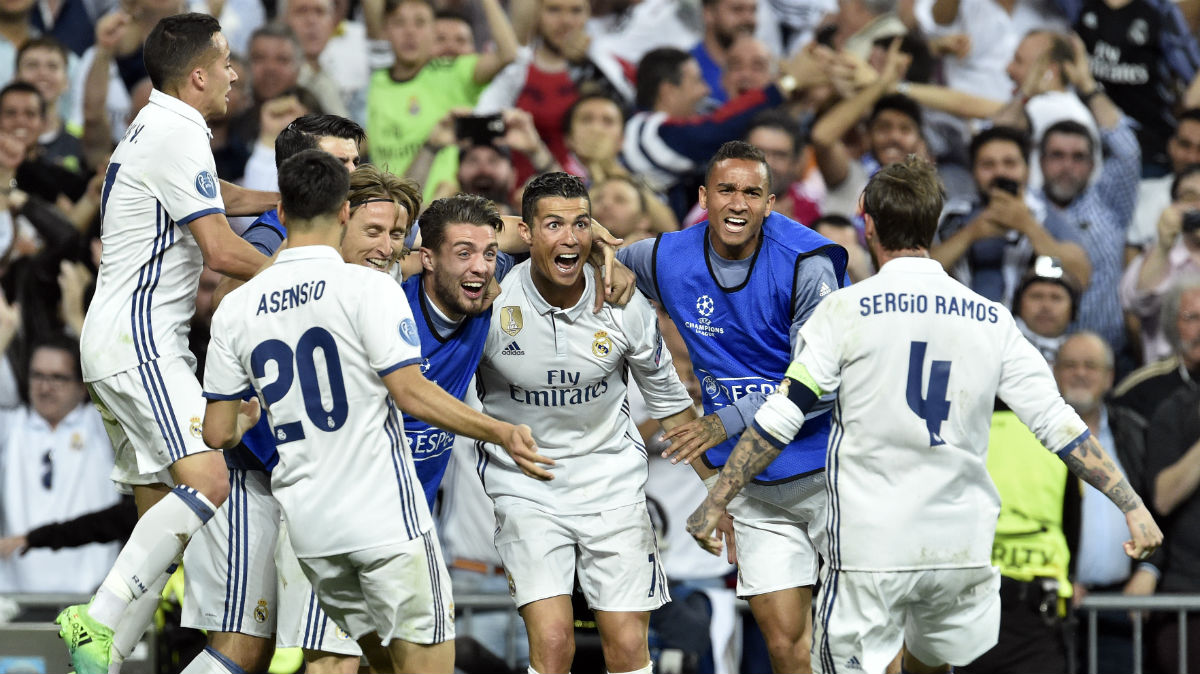 El Real Madrid, el primer equipo en enlazar siete semifinales. (AFP)