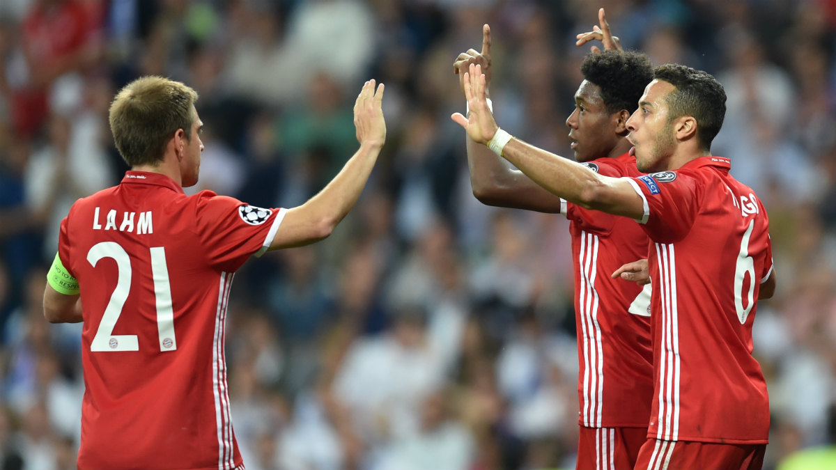 La UEFA no ha abierto expediente a los jugadores del Bayern tras su comportamiento. (AFP)