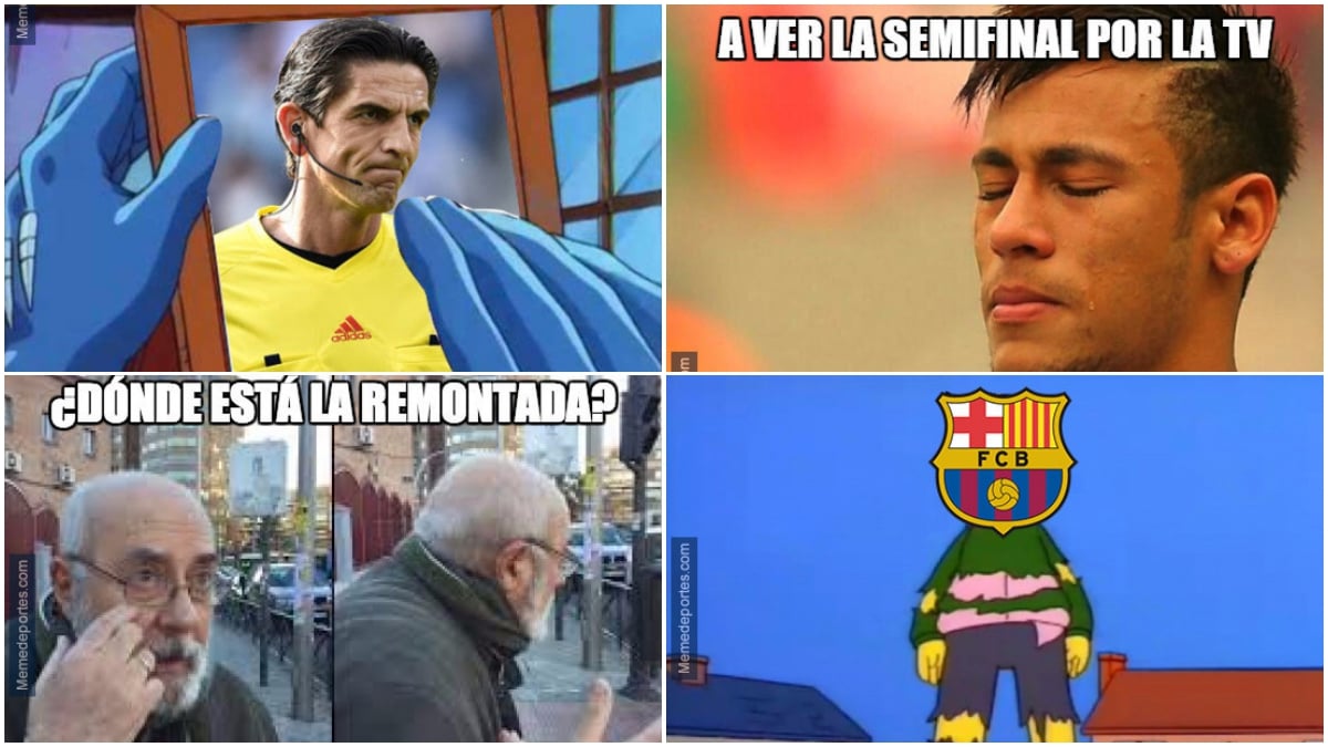 Los memes se ríen de la remontada-ficción del Barcelona