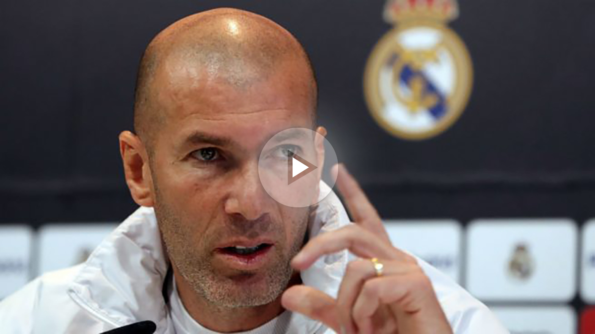 Zidane, en rueda de prensa. (EFE)