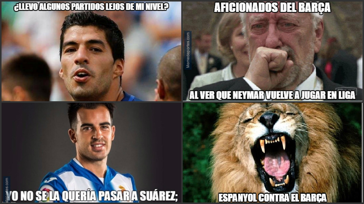 Repasamos los mejores memes del Espanyol-Barcelona.