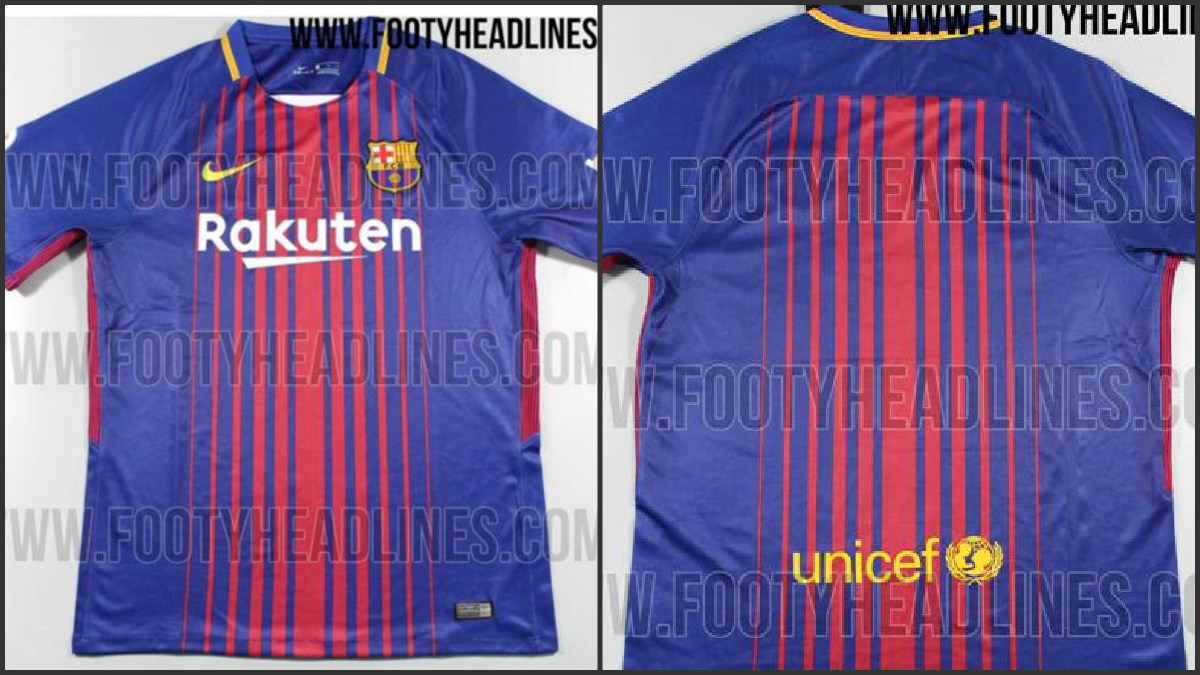 La camiseta del Barcelona es de las más feas de su historia.