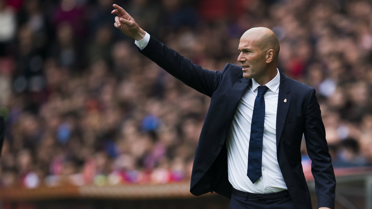Zidane está haciendo historia en el banquillo del Real Madrid. (Getty)
