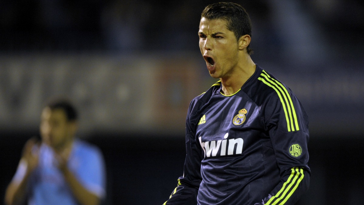 Cristiano celebra un gol en el anterior campeonato de Liga. (AFP)