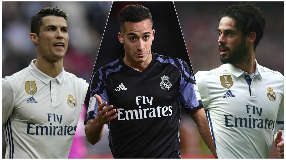 Cristiano Ronaldo, Lucas Vázquez e Isco están apercibidos.